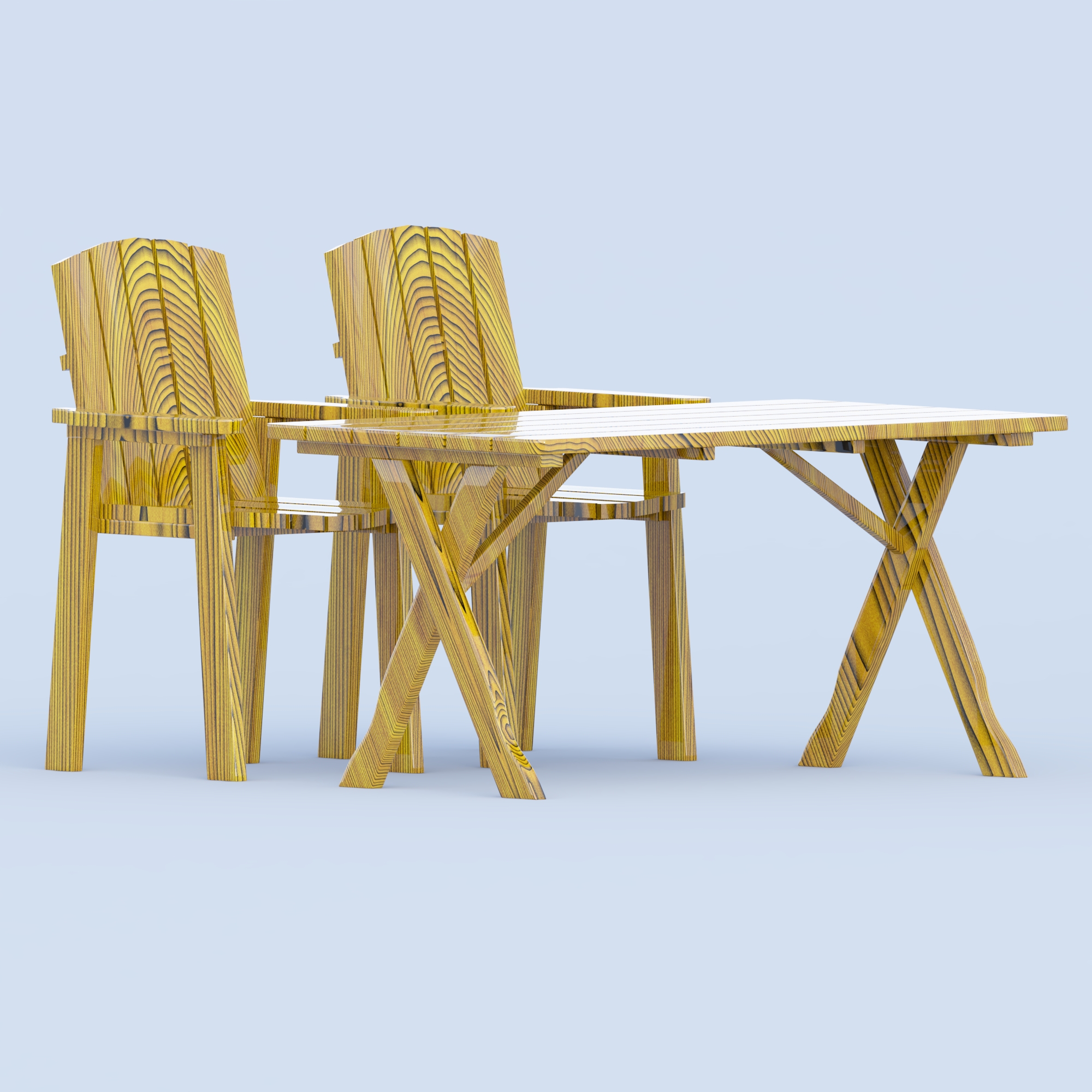 woodden table